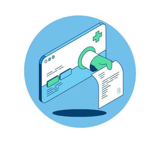 Pantalla Medica con plan de uso